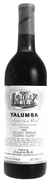 The Galway Vintage Reserve Claret Alfred Wark Blend Barossa Shiraz and Cabernet Sauvignon image