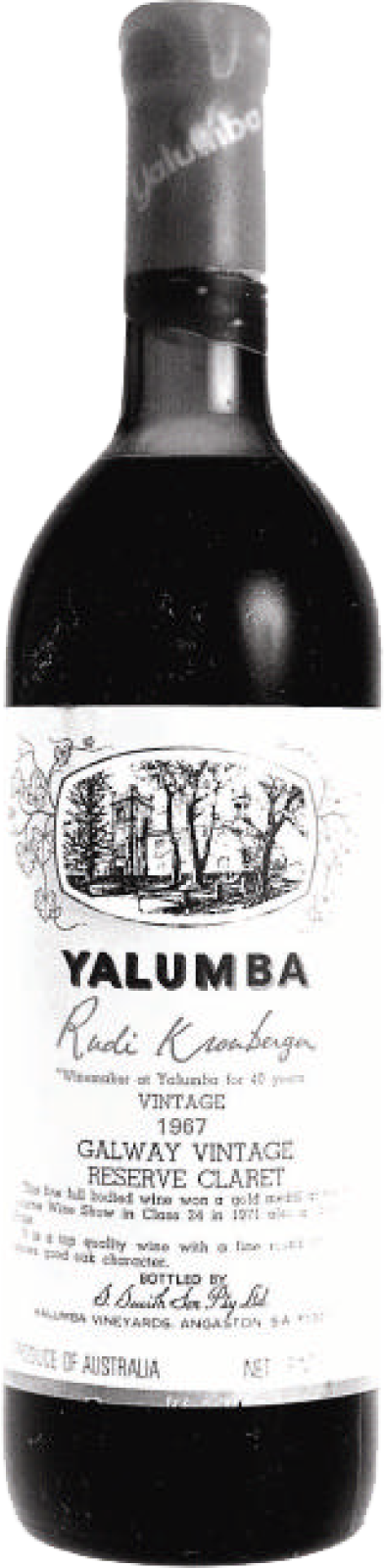 The Galway Vintage Reserve Claret Rudi Kronberger Blend Barossa Cabernet Sauvignon & McLaren Vale Shiraz image