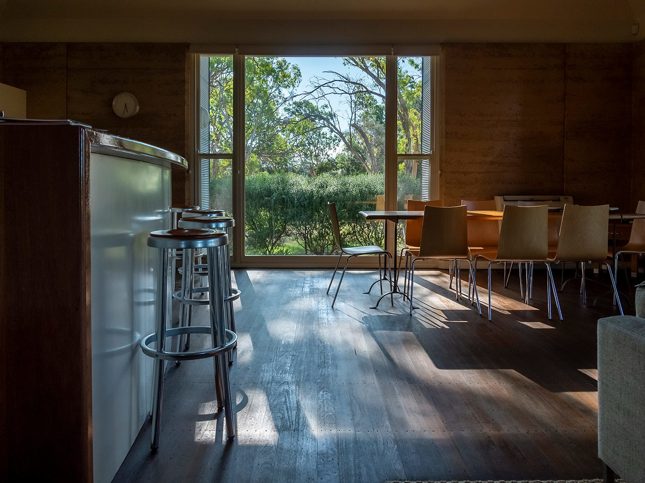 A view of the kitchen at the Menzies retreat
