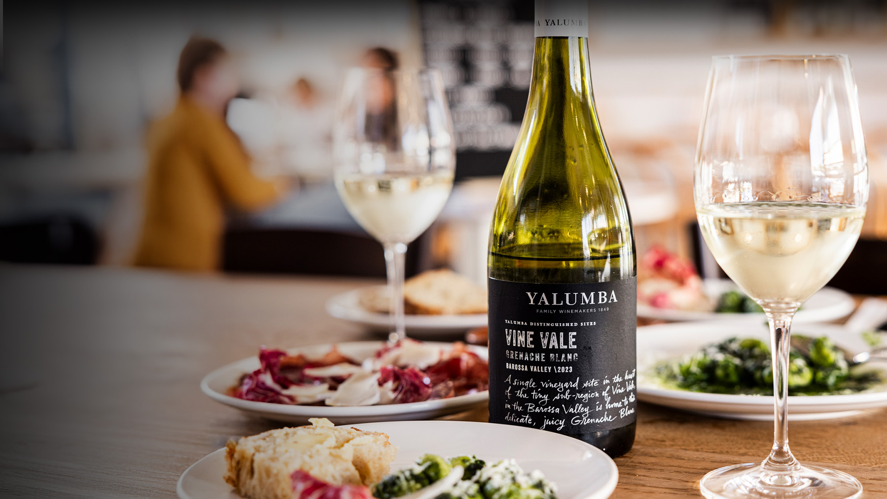 a bottle of vine vale grenache blanc, Included in Nick Ryan's Top 100 Best Australian Wines of 2025.